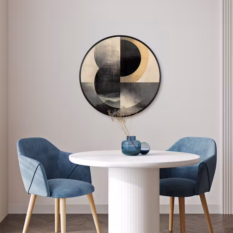 Ronde fotolijst - Cirkels - Schaduw - Abstract — 3