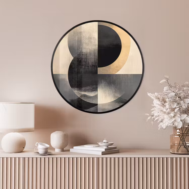 Ronde fotolijst - Cirkels - Schaduw - Abstract — 4