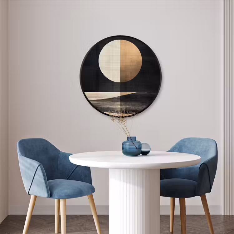 Ronde fotolijst - Maan - Cirkel - Goud — 3