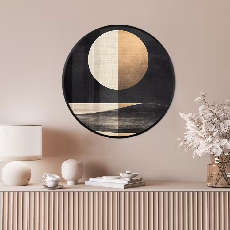 Ronde fotolijst - Maan - Cirkel - Goud — 4