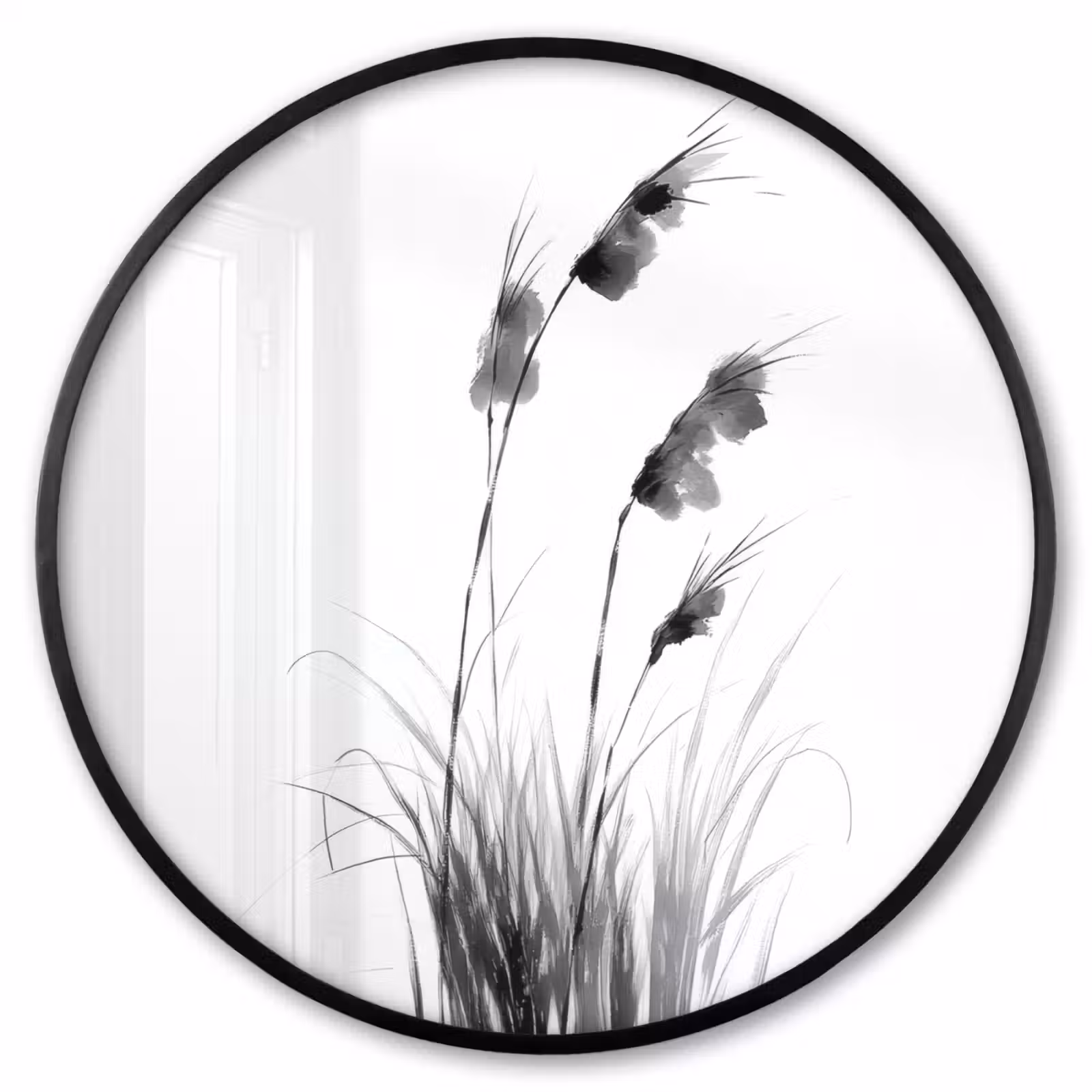 Ronde fotolijst - Minimalistisch - Stelen - Wit — 1