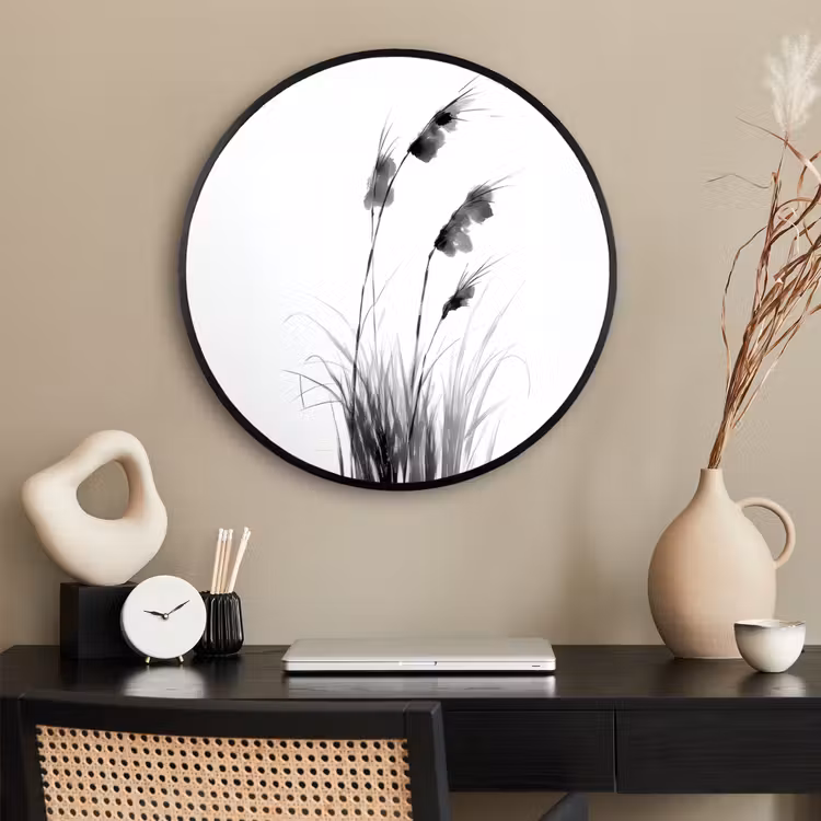 Ronde fotolijst - Minimalistisch - Stelen - Wit — 2