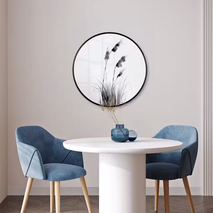 Ronde fotolijst - Minimalistisch - Stelen - Wit — 3
