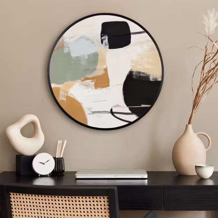Ronde fotolijst - Paint - Abstract - Kleuren — 2