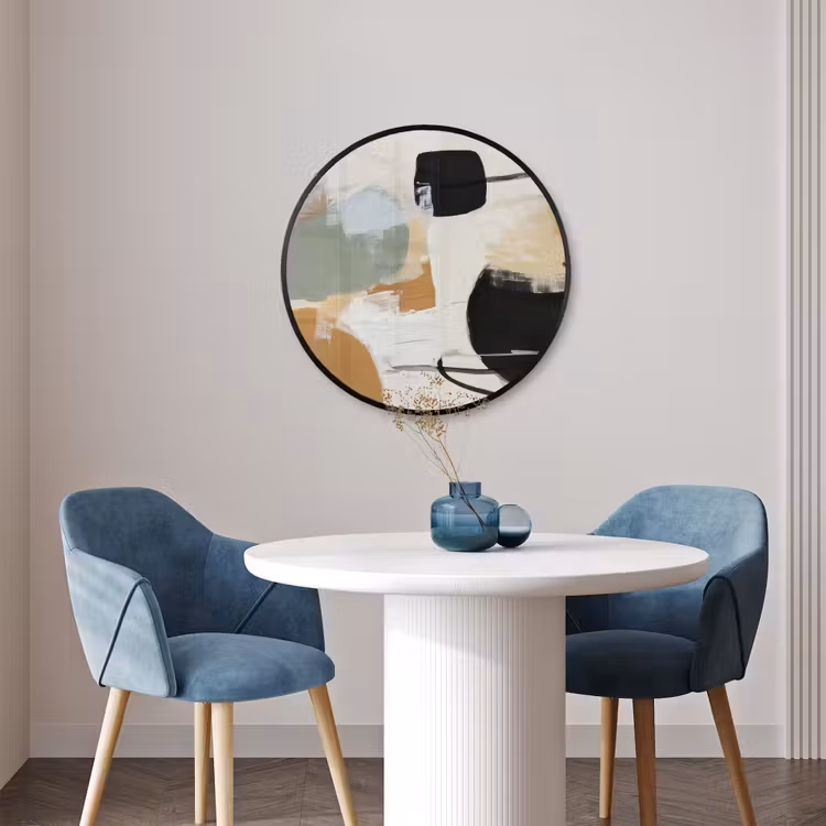 Ronde fotolijst - Paint - Abstract - Kleuren — 3