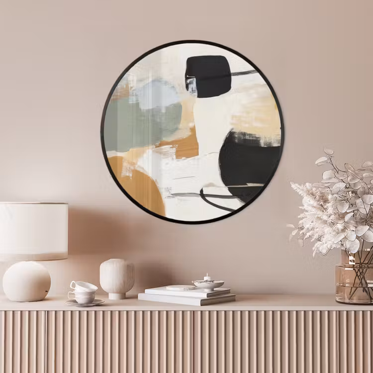 Ronde fotolijst - Paint - Abstract - Kleuren — 4