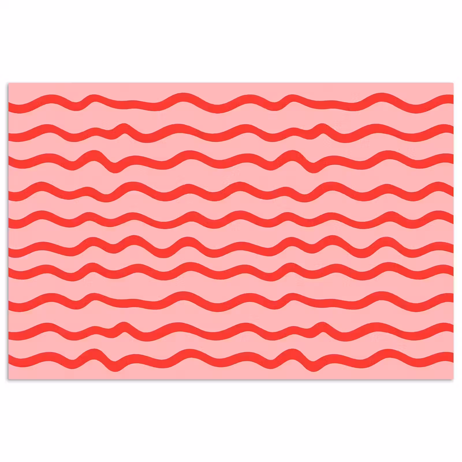 Poster - Speels - Patroon - Rood — 1