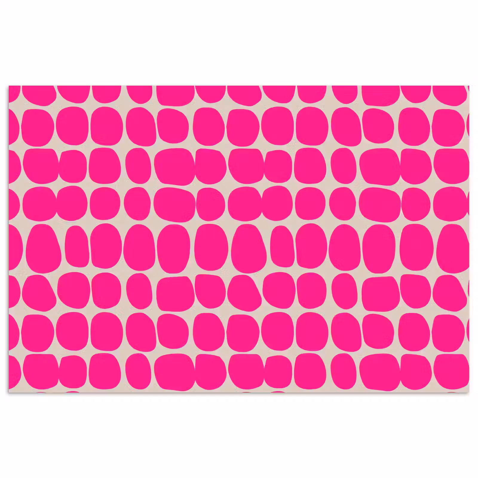 Poster - Stippen - Patroon - Roze — 1