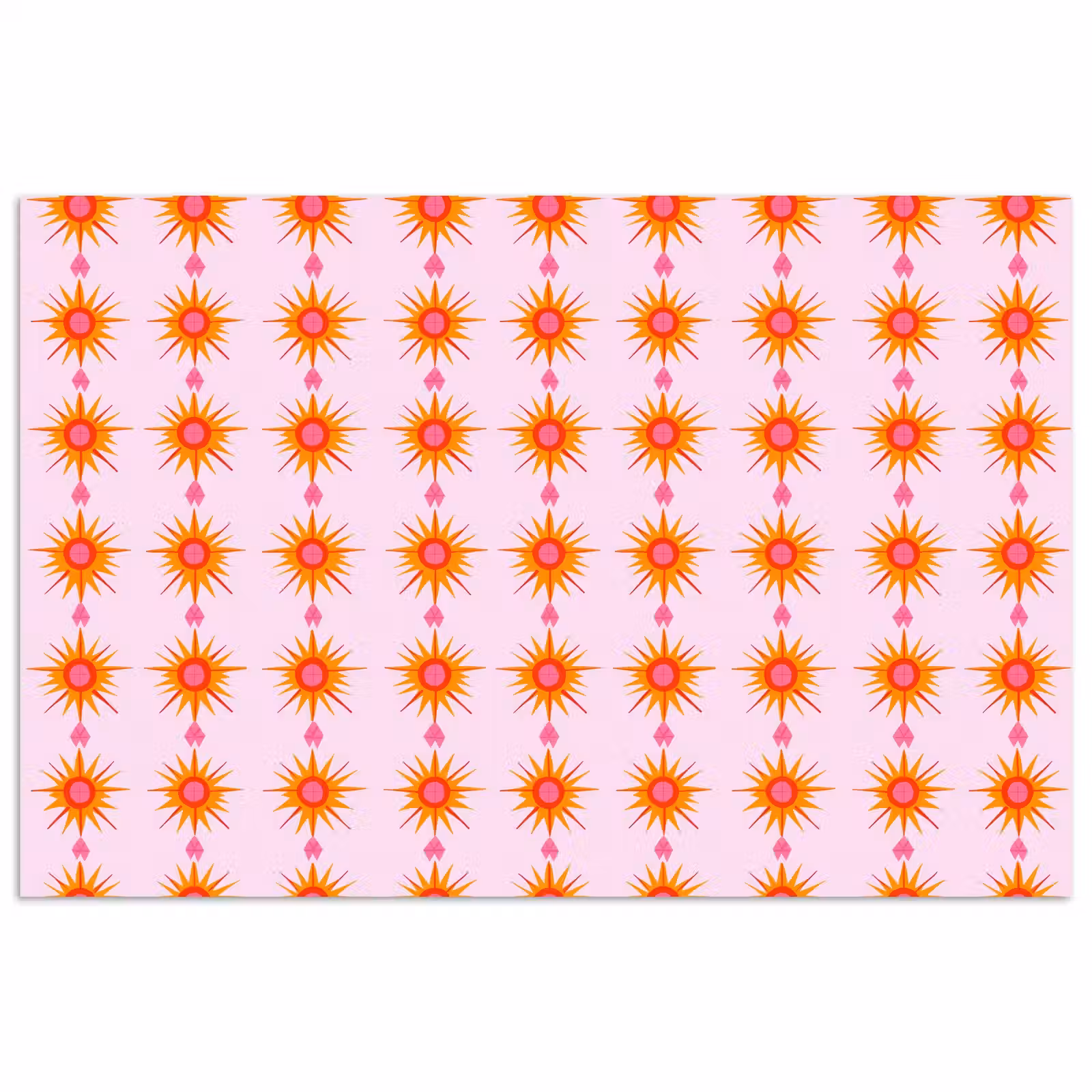 Poster - Zon - Motief - Roze — 1