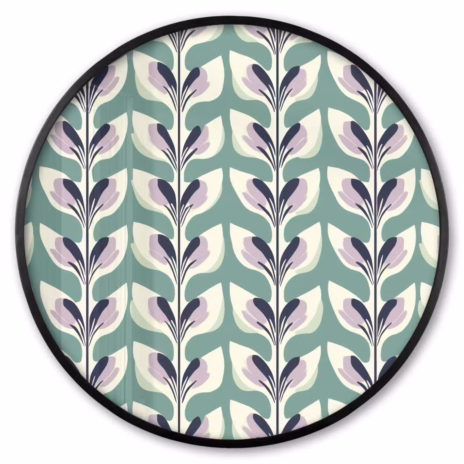 Ronde fotolijst - Retro - Modern - Groen — 1