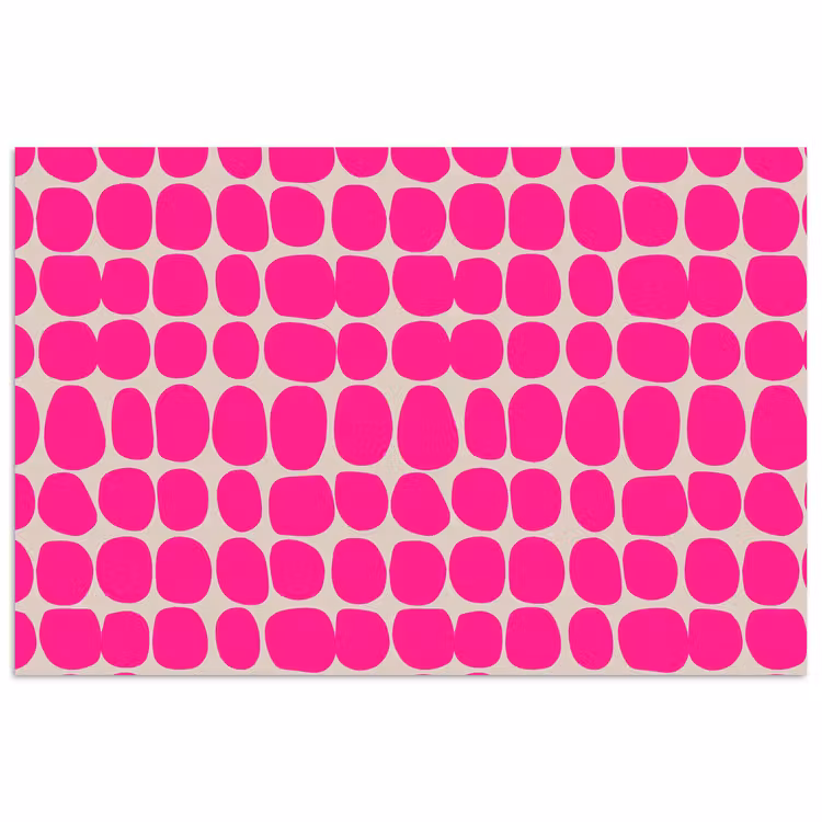 Poster - Stippen - Patroon - Roze — 1