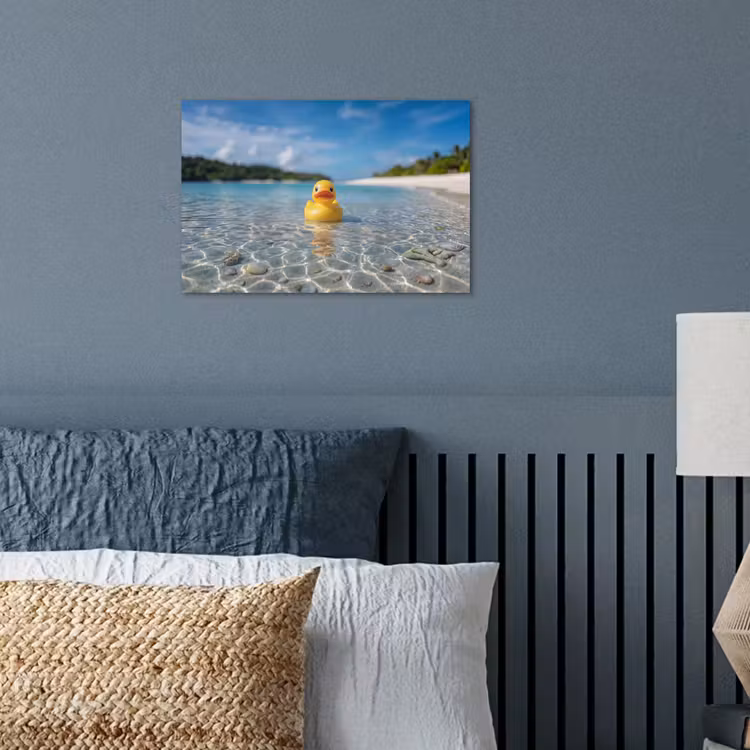 Poster - Tropisch - Badeend - geel — 3