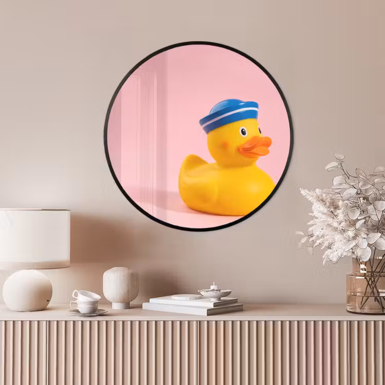 Ronde fotolijst - Matroos - Eend - Roze — 4