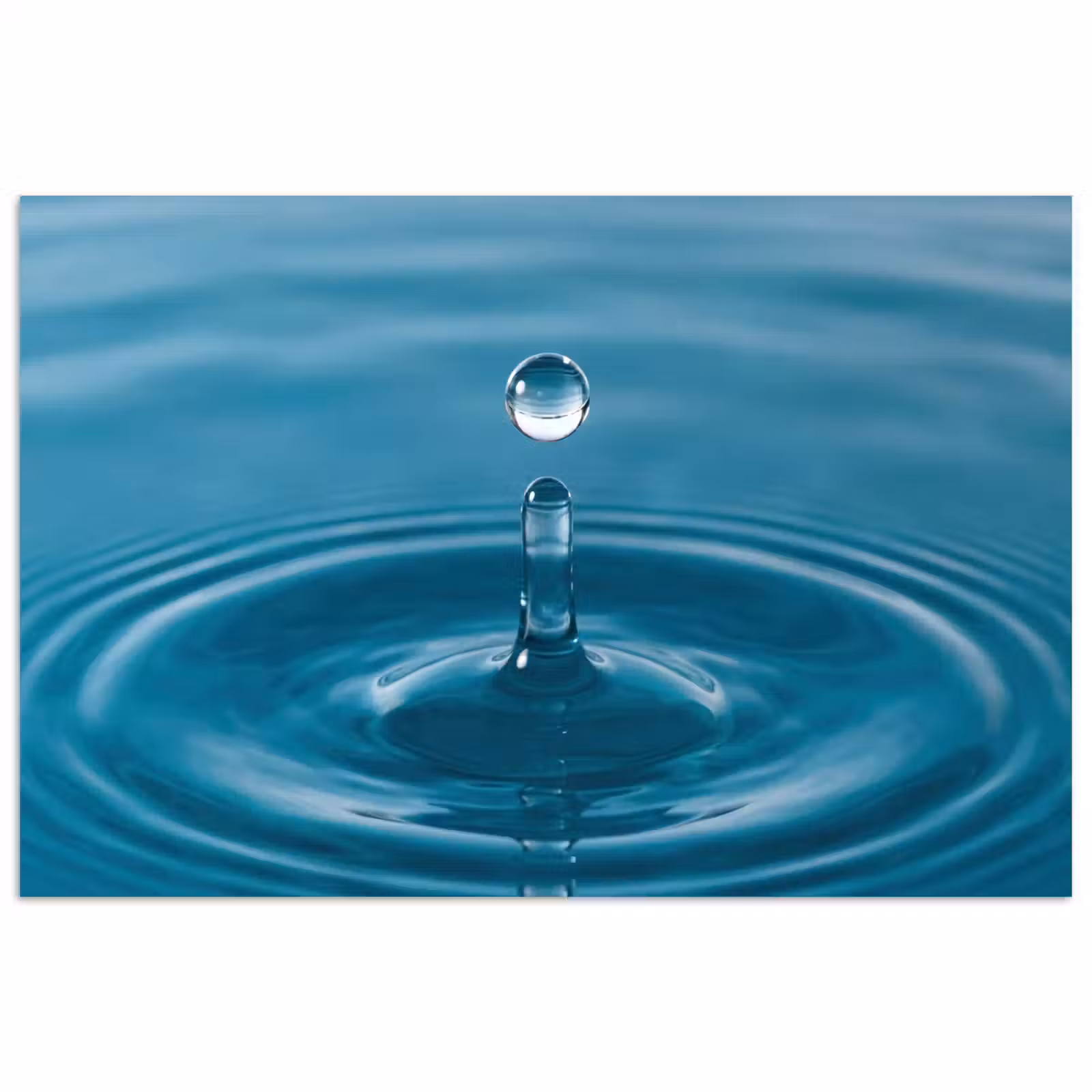 Poster - Waterdruppel - Water - Oppervlakte — 1