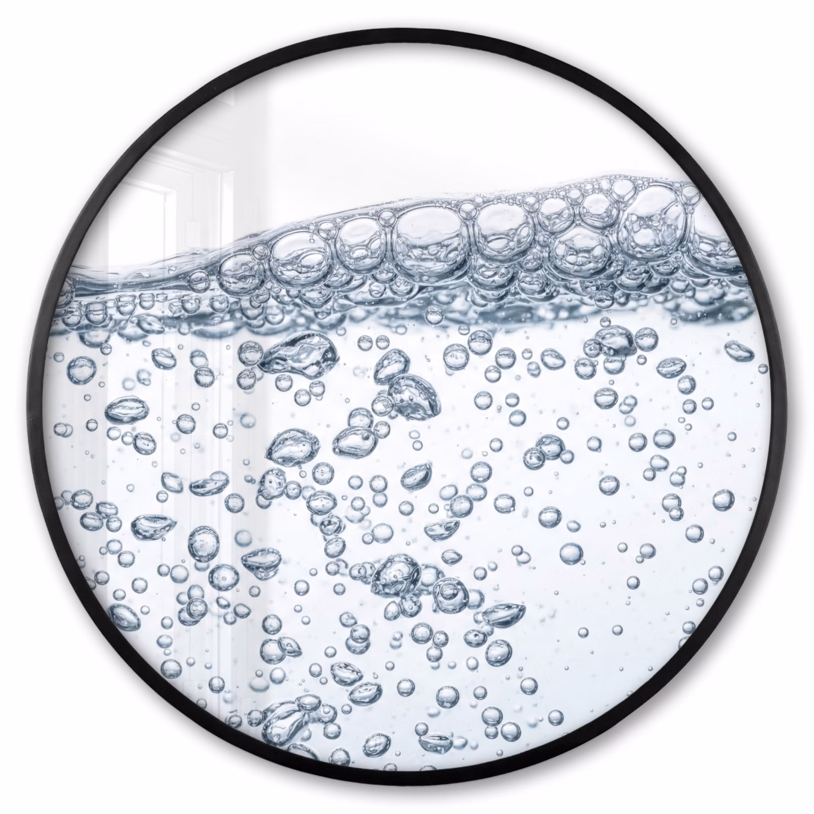 Ronde fotolijst - Luchtbellen - Water - Dynamisch — 1