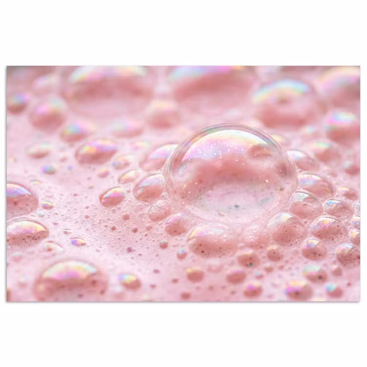 Poster - Schuim - Structuur - Roze — 1
