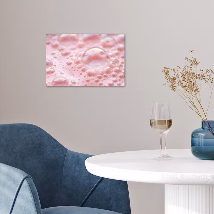 Poster - Schuim - Structuur - Roze — 4