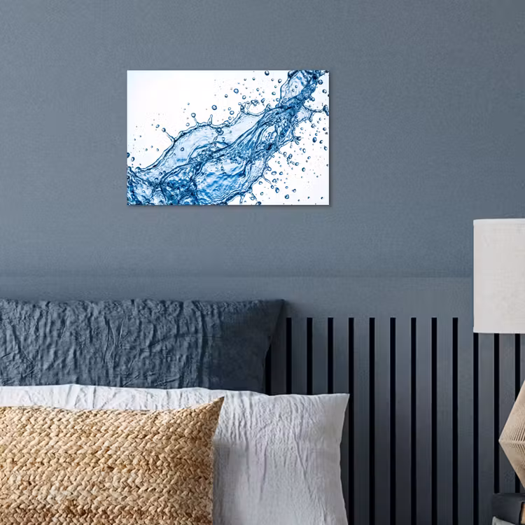 Poster - Spash - Water - Blauw — 3