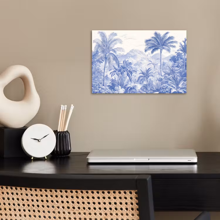 Poster - Tropisch - Jungle - Blauw — 2