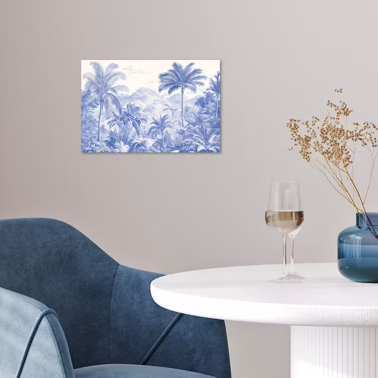Poster - Tropisch - Jungle - Blauw — 4