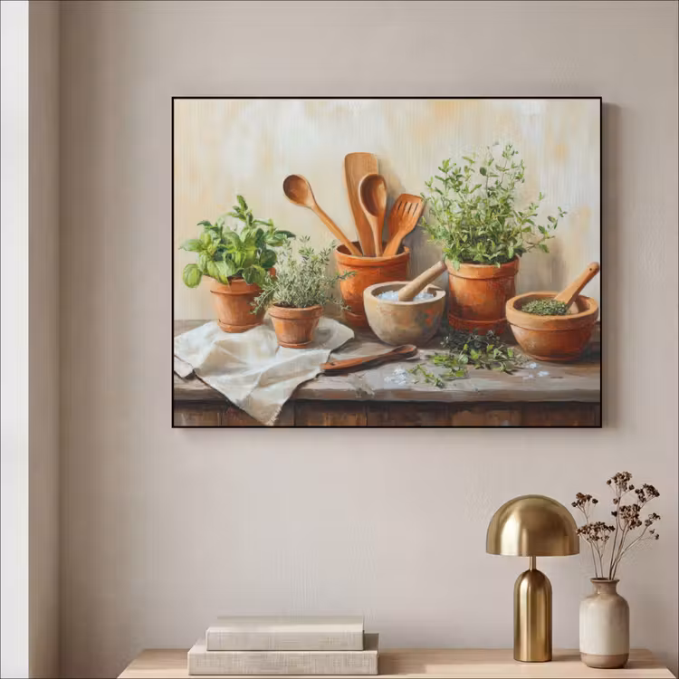 Art Frame - Potten - Kruiden - Hout — 3