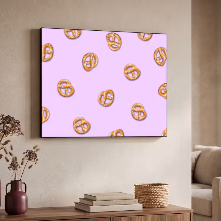 Art Frame - Pretzels - Eten - Paars — 4