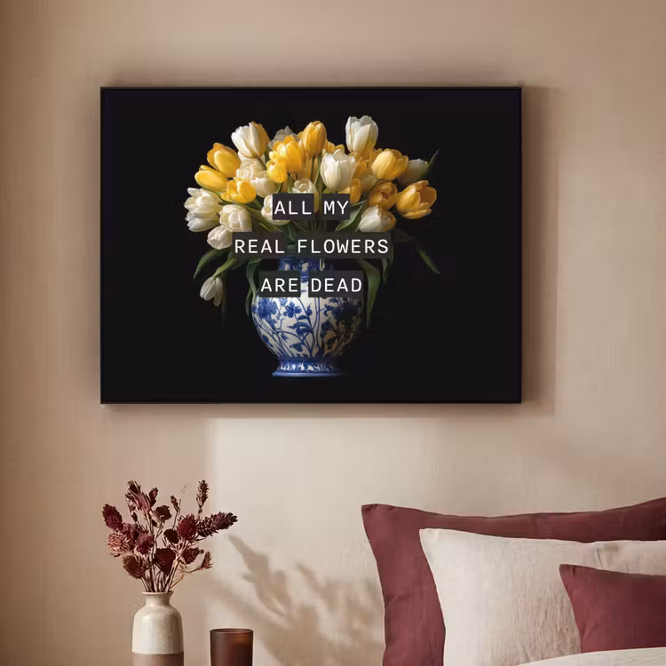 Art Frame - Quotes - Bloem - Tulp - Geel — 2