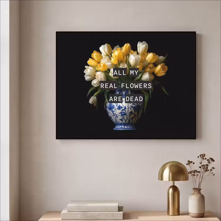 Art Frame - Quotes - Bloem - Tulp - Geel — 3