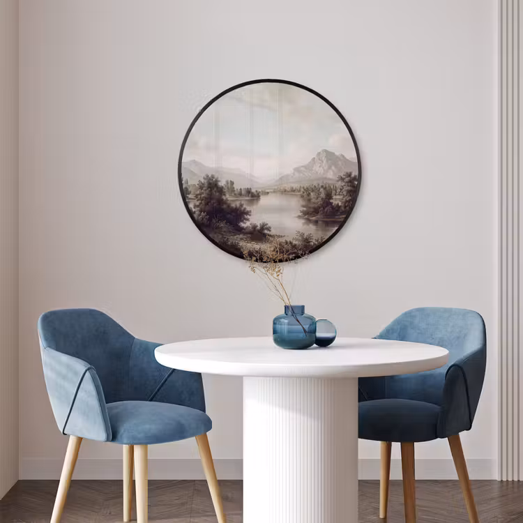 Ronde fotolijst - Klassiek - Landschap - Sereen — 3