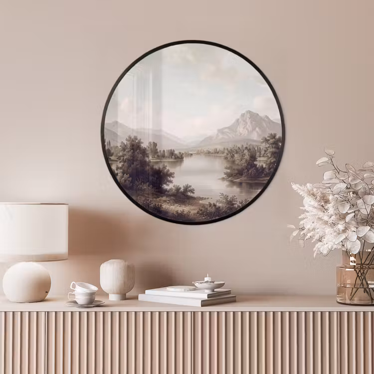 Ronde fotolijst - Klassiek - Landschap - Sereen — 4
