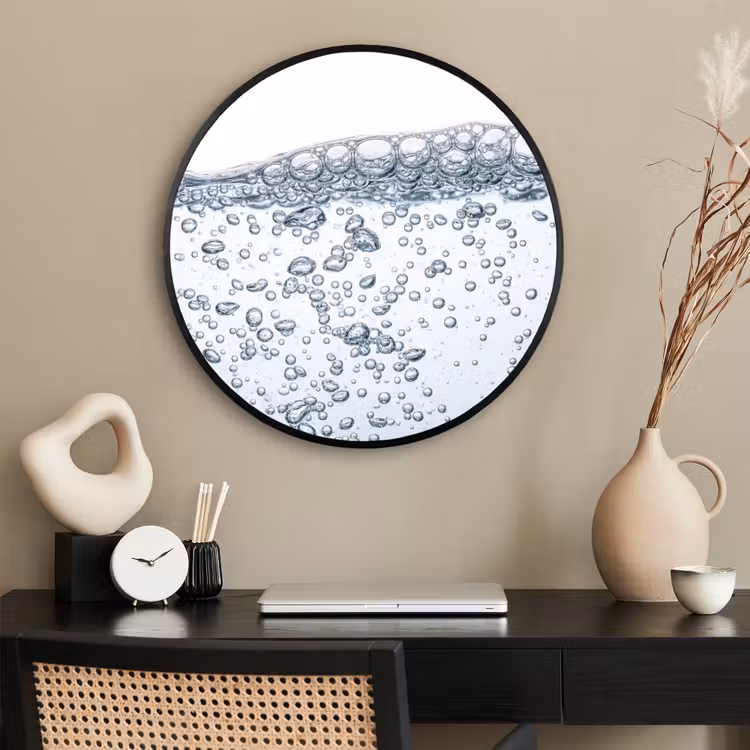 Ronde fotolijst - Luchtbellen - Water - Dynamisch — 2