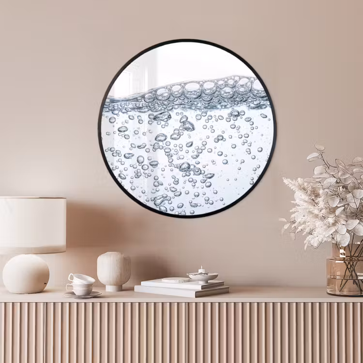 Ronde fotolijst - Luchtbellen - Water - Dynamisch — 4