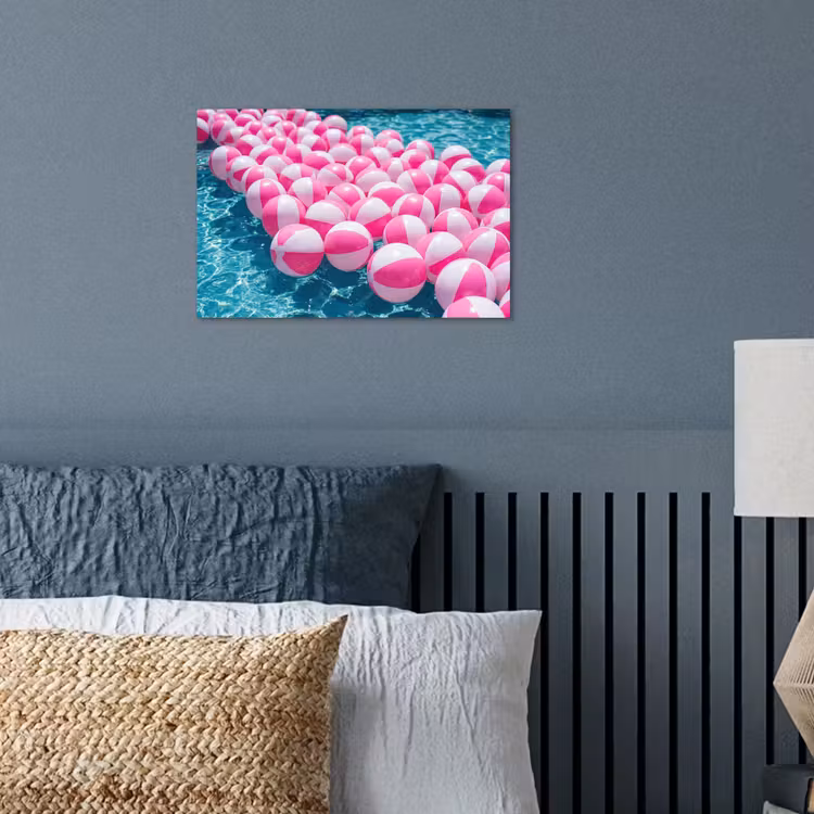 Poster - Strandballen - Roze - Water — 3