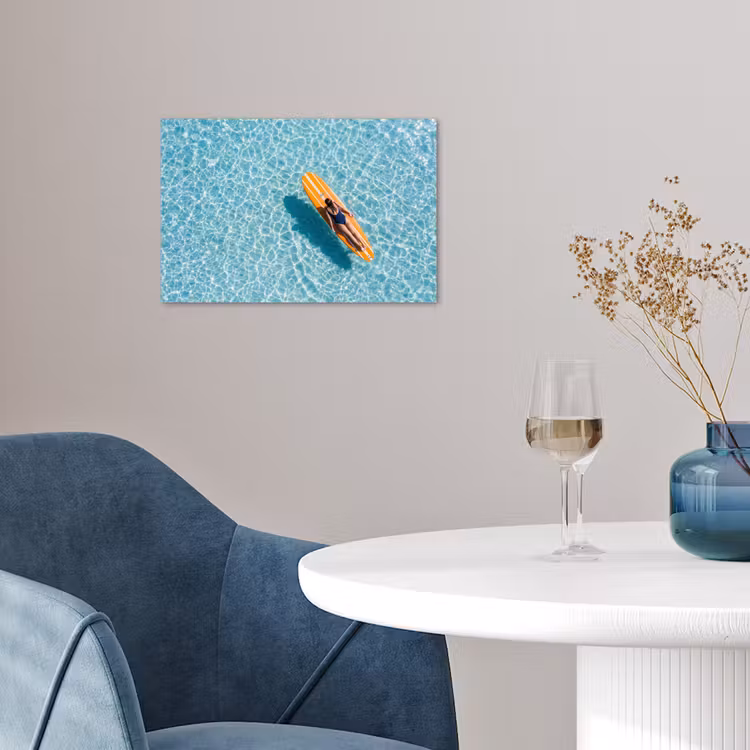 Poster - Surfboard - Water - Badpak - Oranje — 4