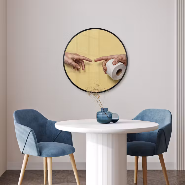 Ronde fotolijst - Klassiek - Kunst - Humor — 3