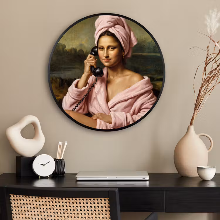 Ronde fotolijst - Mona - Klassiek - Roze — 2