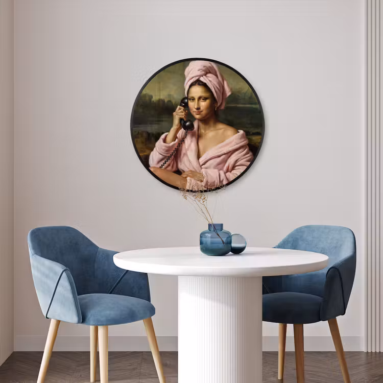 Ronde fotolijst - Mona - Klassiek - Roze — 3