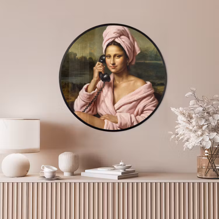 Ronde fotolijst - Mona - Klassiek - Roze — 4