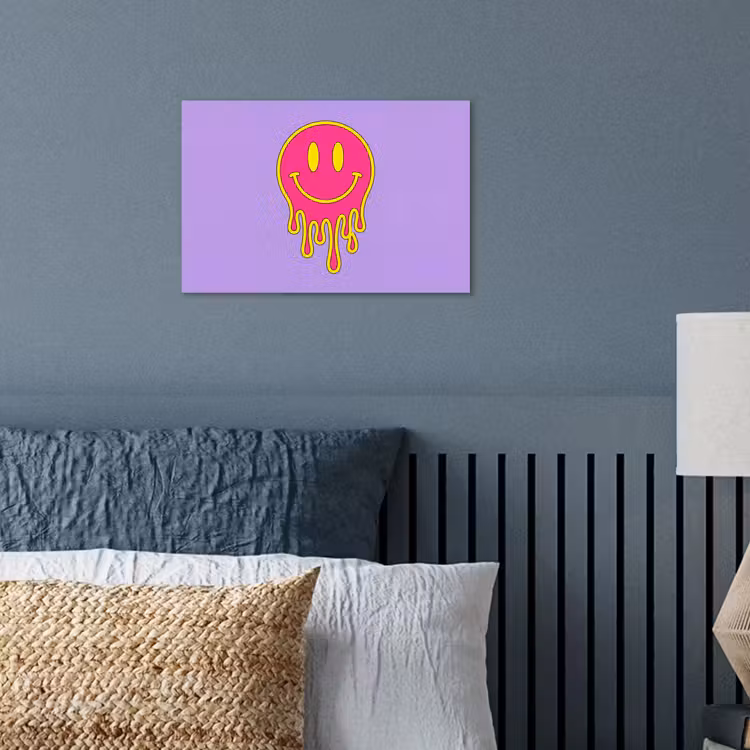 Poster - Smiley - Drip - Neon — 3