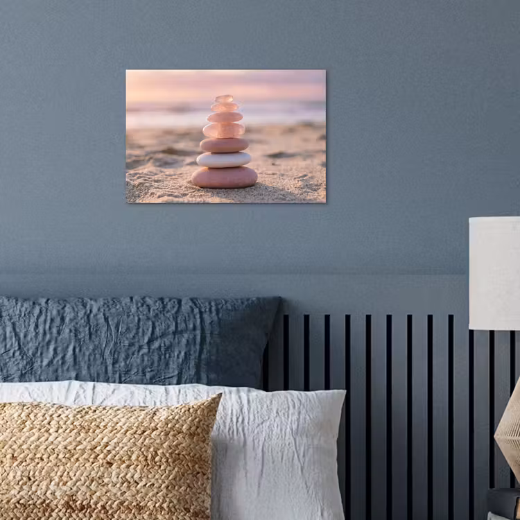 Poster - Stenen - Zand - Roze — 3