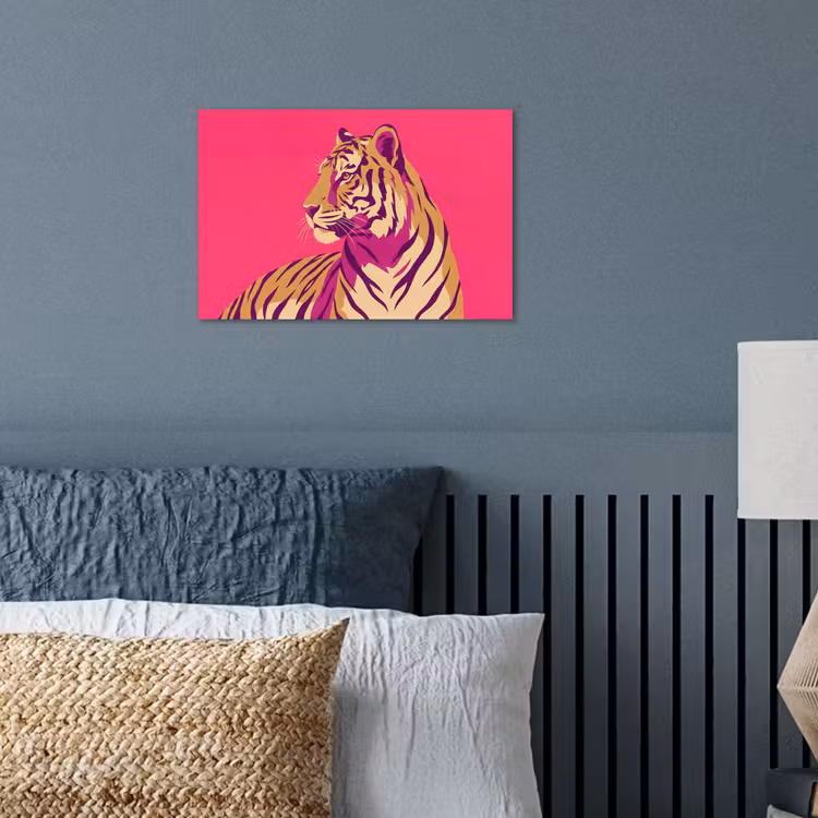 Poster - Tijger - Modern - Neon — 3