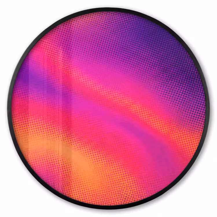 Ronde fotolijst - Abstract - Patroon - Kleurverloop — 1