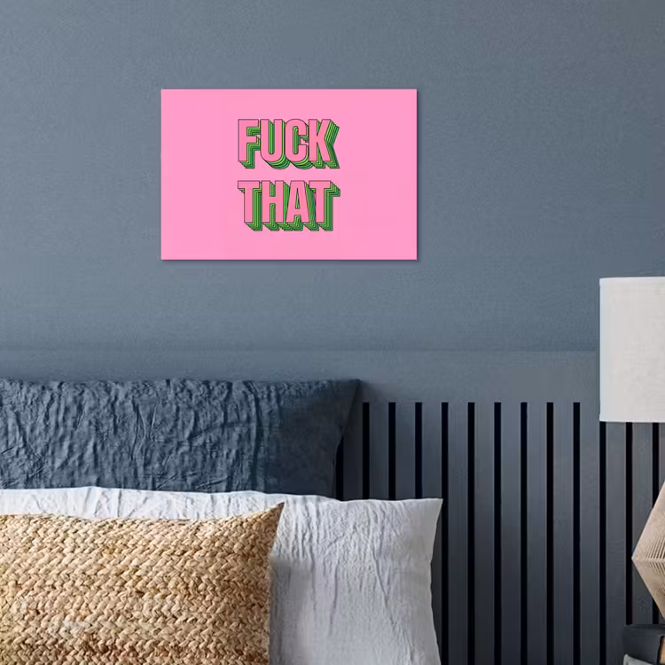 Poster - Tekst - Bold - Roze — 3