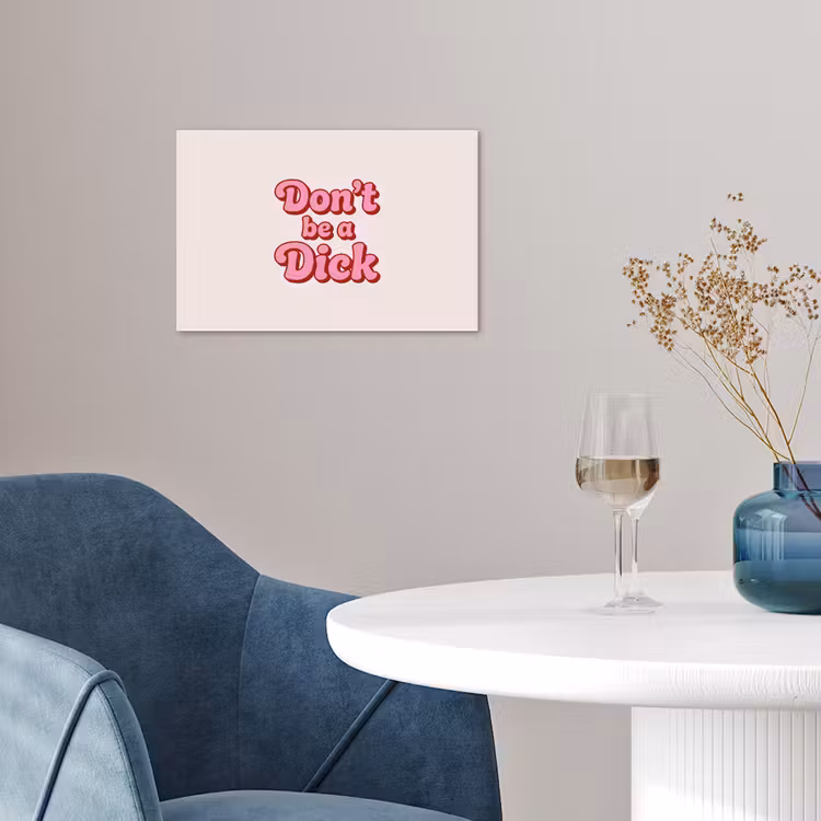 Poster - Tekst - Boodschap - Roze — 4