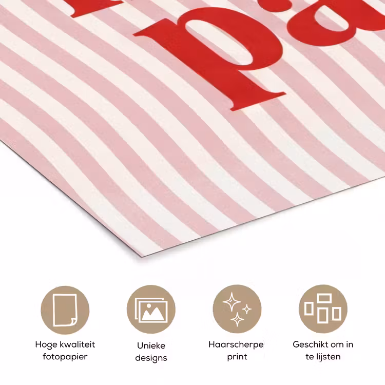 Poster - Tekst - Modern - Strepen — 5