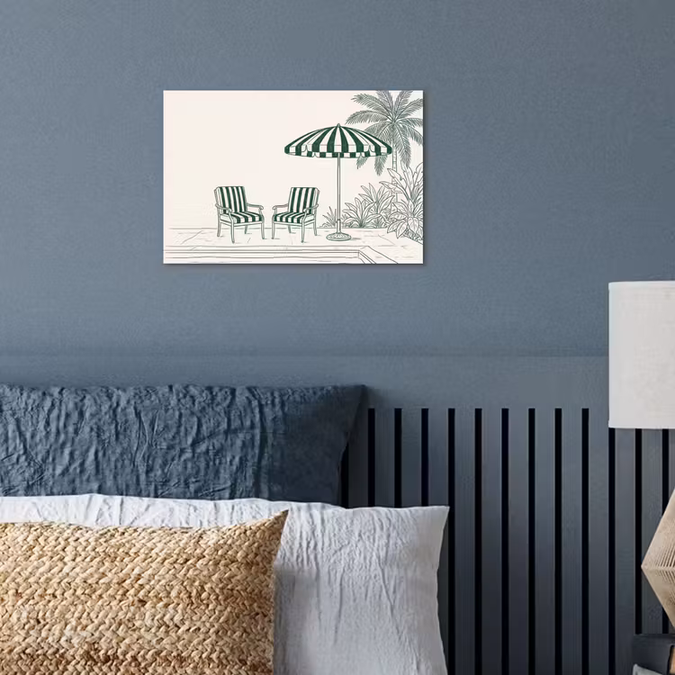 Poster - Terras - Illustratie - Groen — 3