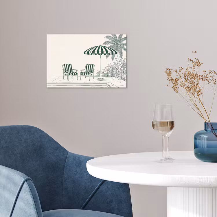 Poster - Terras - Illustratie - Groen — 4