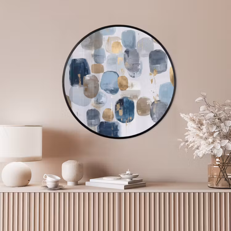 Ronde fotolijst - Abstract - Goud - Vormen — 4