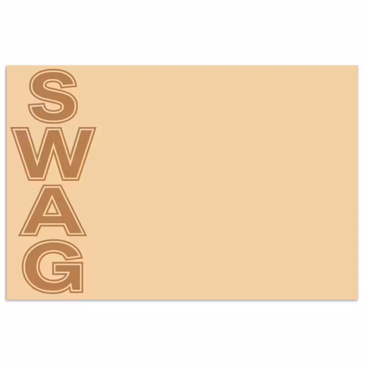 Poster - Swag - Bruin - Beige — 1
