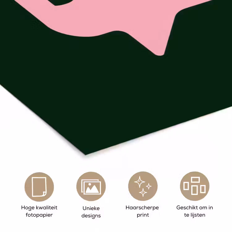 Poster - Tekstwolk - BLAH BLAH BLAH - Roze — 5